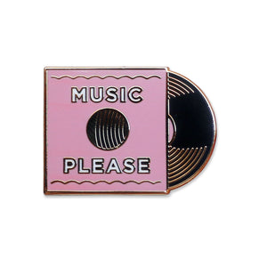 SECONDS Pink Music Please Pin