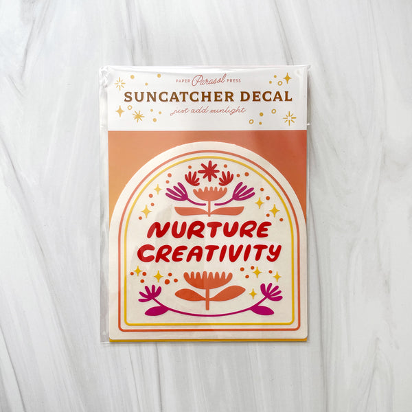 Nurture Creativity Suncatcher Decal