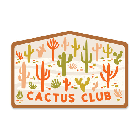 Cactus Club Sticker