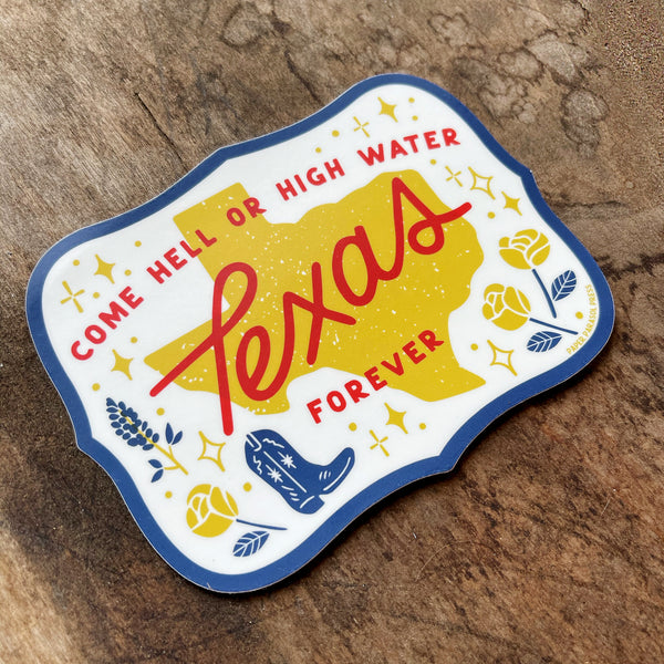 Texas Forever Bumper Sticker