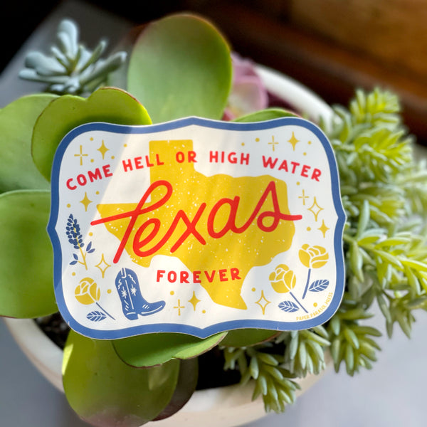 Texas Forever Bumper Sticker