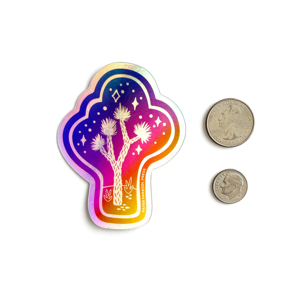 Joshua Tree Magic Holographic Sticker