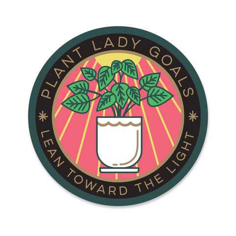 Plant Lady Goals Sticker