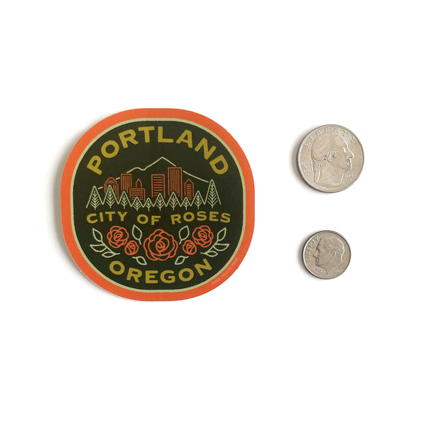 Retro Portland Sticker