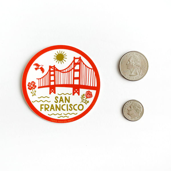 San Francisco Icons Sticker