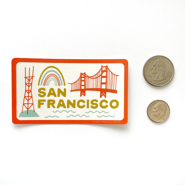 San Francisco Symbols Sticker